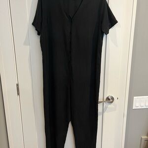 Quince  Black Jumpsuit